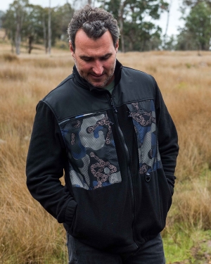 Men's Billabong A/Div Otis Canyon Graphene Zip-Up Jackets Black | 829ADCMVI