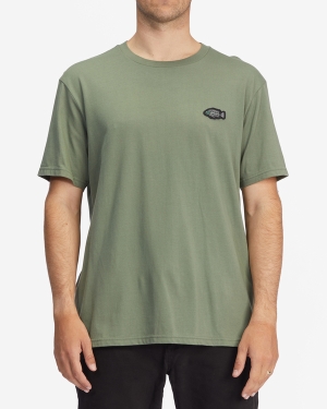 Men's Billabong A/Div Otis Jack Organic Short Sleeve T Shirts Multicolor | 627MSTWQV