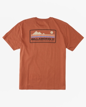 Men's Billabong A/Div Range Short Sleeve T Shirts Multicolor | 418QAYGIN