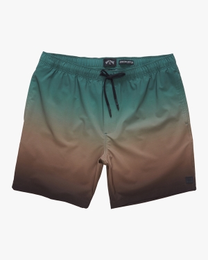 Men's Billabong A/Div Surftrek Elastic 17 Shorts Multicolor | 812VHGLEI