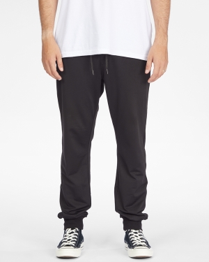 Men's Billabong A/Div Surftrek Jogger Sweatpants Black | 713OHKLRY