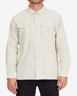 Men's Billabong A/Div Surftrek Long Sleeve Shirts Multicolor | 480DBFUAQ