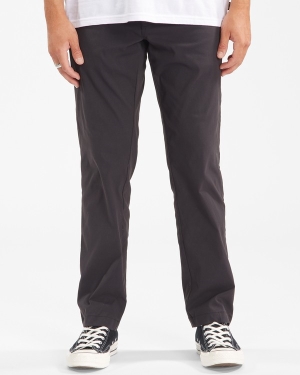 Men's Billabong A/Div Surftrek Plus Pants Black | 834QVDUFK