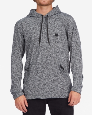 Men's Billabong A/Div Surftrek Pullover Hoodie Grey | 730BRMUOV