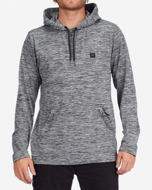 Men's Billabong A/Div Surftrek Pullover Hoodie Grey | 980IOVHYU