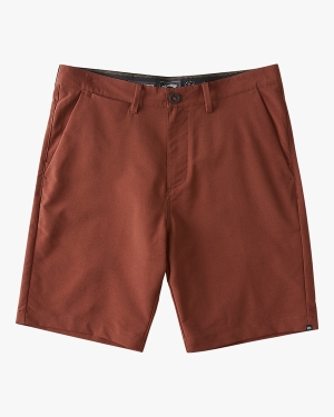 Men's Billabong A/Div Surftrek Wick 20 Shorts Red | 069JOBYHT