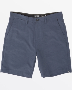 Men's Billabong A/Div Surftrek Wick Short 20 Shorts Navy | 654WVSQIF
