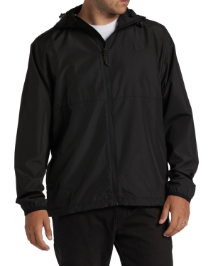 Men's Billabong A/Div Transport Windbreaker Jackets Black | 829SVRILW