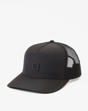 Men's Billabong A/Div Trucker Hats Black | 826GUXMKO