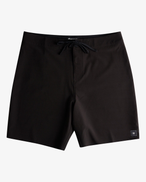 Men's Billabong All Day Eco Pro 17 Boardshorts Black | 791TGFCRZ