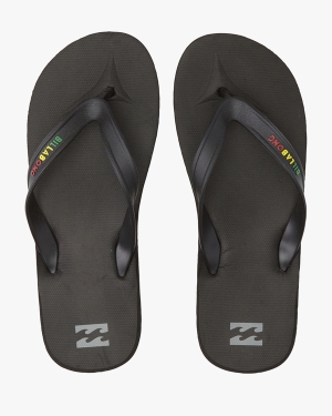 Men's Billabong All Day Flip Flops Multicolor | 630NFSGBC