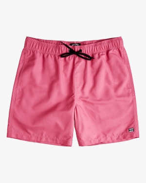 Men's Billabong All Day Layback 16 Boardshorts Rose | 508QPLUAM