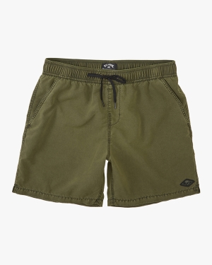 Men's Billabong All Day Overdyed Layback 17 Boardshorts Multicolor | 258KNJVBT