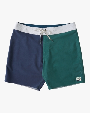 Men's Billabong All Day Pigment Pro 18 Boardshorts Multicolor | 037ROSTJF