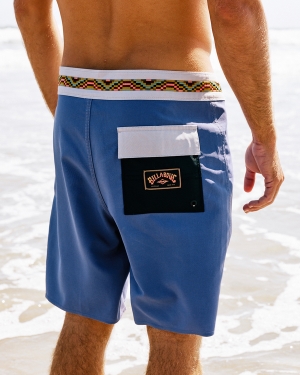 Men's Billabong All Day Pigment Pro 18 Boardshorts Purple | 607YHRJDQ