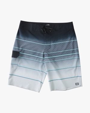 Men's Billabong All Day Stripe Pro 21 Boardshorts Multicolor | 721RVKYGM