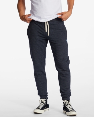 Men's Billabong All Day Sweatpants Navy | 401LAHTCK
