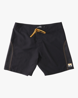 Men's Billabong Arch OG 17 Boardshorts Black | 513ICAWQN