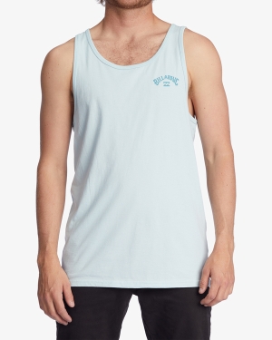 Men's Billabong Archwave Tanks Blue | 637QCPGLJ