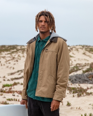 Men's Billabong Barlow Hooded Jackets Multicolor | 960EGWLDK