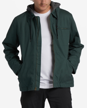 Men's Billabong Barlow Hooded Jackets Multicolor | 975JGKUCN