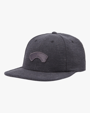 Men's Billabong Breakdown Snapback Hats Black | 871UEPZBM