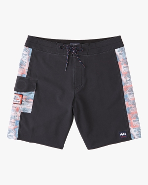 Men's Billabong Budweiser Insignia D Bah Bottle Opener 19 Boardshorts Black | 752DUQRGB