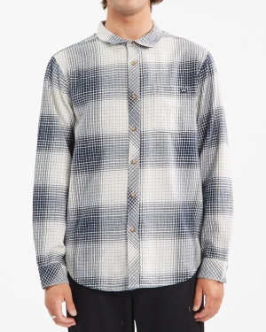 Men's Billabong Coastline Flannel Shirts Multicolor | 195UHGPWX
