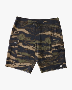 Men's Billabong Combat Bottle Opener 20 Boardshorts Camo | 236XZPDKC