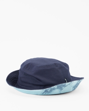 Men's Billabong Contrary Reversible Bucket Hats Blue | 643IZETMN