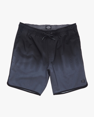 Men's Billabong Crossfire Elastic 73 Submersible 18 Shorts Grey | 752ALMJUB