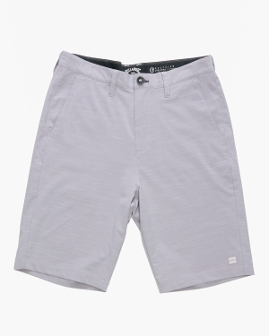Men's Billabong Crossfire Slub Submersible 21 Shorts Purple | 431TZAQLC