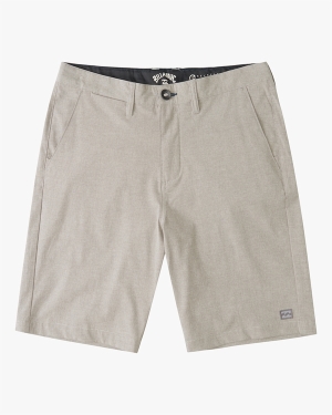 Men's Billabong Crossfire Submersible 21 Shorts Grey | 261WCNKEQ