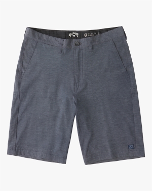 Men's Billabong Crossfire Submersible 21 Shorts Navy | 495VKCGXO
