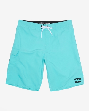 Men's Billabong DAILY SOLID Boardshorts Light Turquoise | 316ZWGXCR
