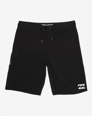 Men's Billabong DAILY SOLID Boardshorts Black | 529CEIZVP