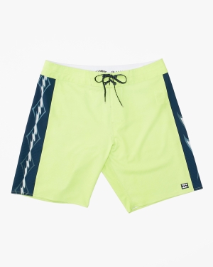 Men's Billabong D Bah Airlite 19 Boardshorts Yellow | 498KQIPEF