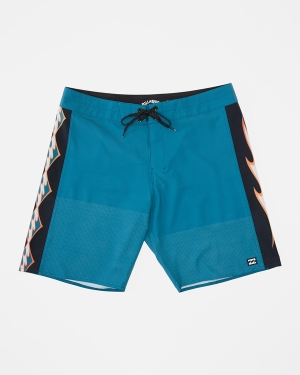 Men's Billabong D Bah Airlite 19 Boardshorts Blue | 981BFQTNX