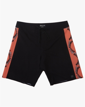 Men's Billabong D Bah CiCLO® Pro 19 Boardshorts Black Multicolor | 506XNUFES