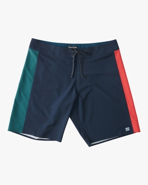Men's Billabong D Bah CiCLO® Pro 19 Boardshorts Navy | 564HAFUNR