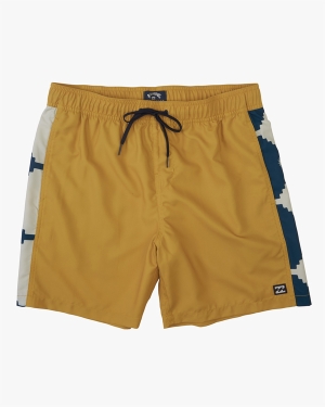 Men's Billabong D Bah Layback 17 Boardshorts Gold | 210EBWXOF