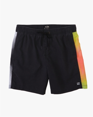 Men's Billabong D Bah Layback 17 Boardshorts Black | 502SUDLXC