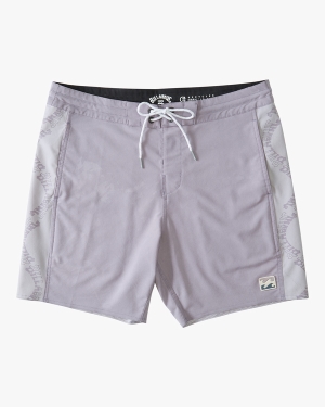 Men's Billabong D Bah Lo Tide 18 Boardshorts Purple | 167GPBNHJ