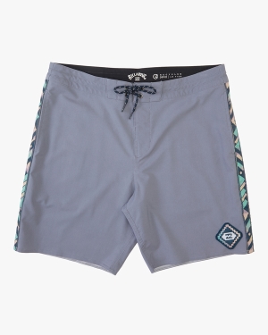 Men's Billabong D Bah Lo Tide 18 Boardshorts Purple | 375XJFYLZ