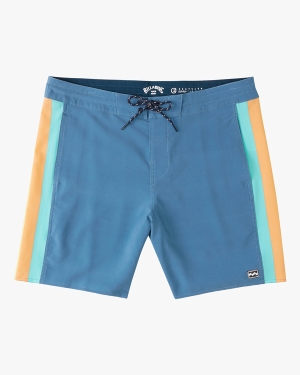 Men's Billabong D Bah Lo Tides 17 Boardshorts Multicolor | 476WSMTAO