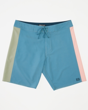 Men's Billabong D Bah Pro 19 Boardshorts Blue | 325RLZMYG