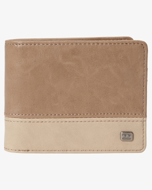 Men's Billabong Dimension Bi-Fold Wallets Multicolor | 257MVLBAN