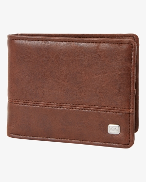 Men's Billabong Dimension Bi-Fold Wallets Multicolor | 817YFBWEX