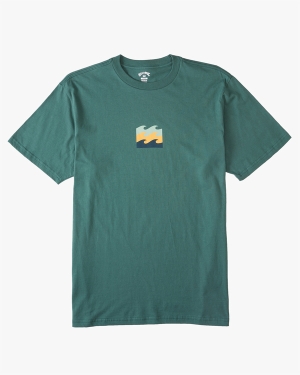 Men's Billabong Double Up Short Sleeve T Shirts Grey Green | 839PNSWRM