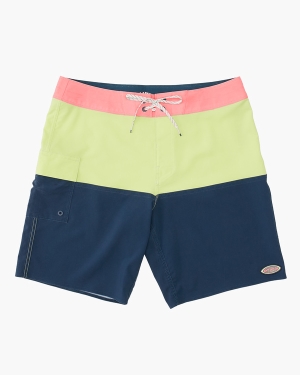 Men's Billabong Fifty50 Panel Pro 19 Boardshorts Orange | 961RQPVSD